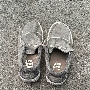 Hey Dude Kids Charcoal Moccasins